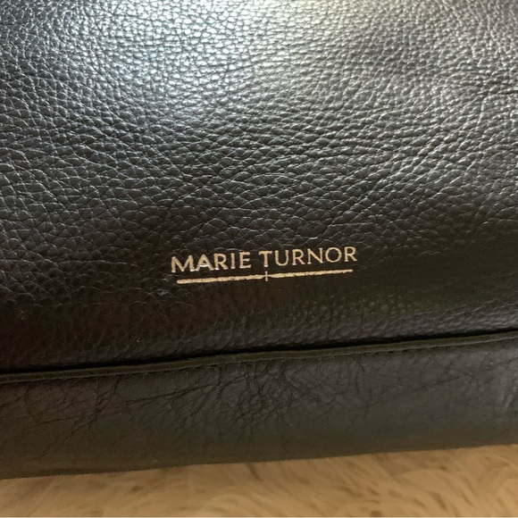Marie Turnor Spacious The Ruffle Suede Leather Shoulder Bag - Picture 10 of 12